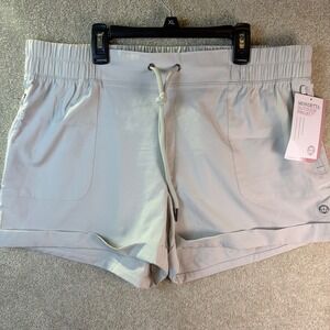 Mondetta Outdoor Project Adventure Short Women's XL Grey Pockets Run Unlined NEW